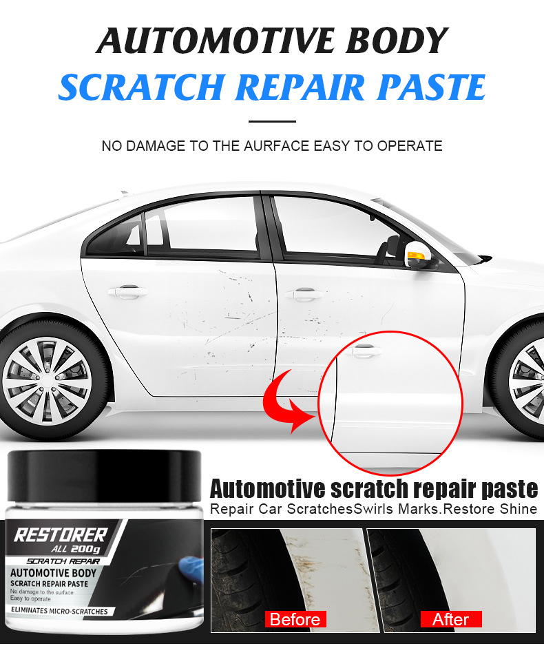 Scratch wax Car Scratch repair Car paint repair supplies Scratch Remover automotive supplies decontamination wax Car cleaning and maintenance supplies