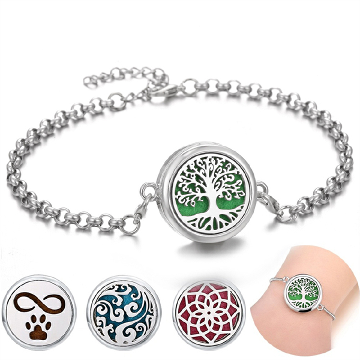 Hollow aromatherapy mosquito repellent essential oil bracelet and ankles chain  Unisex bracelet