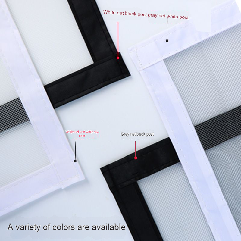 Mosquito Drapes  Edge screen mesh Self adhesive Velcro curtains Mosquito net for household use Self-assembly and disassembly without drilling Custom window screens are available