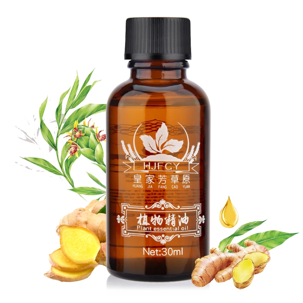 30ml Natural Plant Therapy Lymphatic Drainage Ginger Oil Natural Anti Aging Essential Oil Massage
