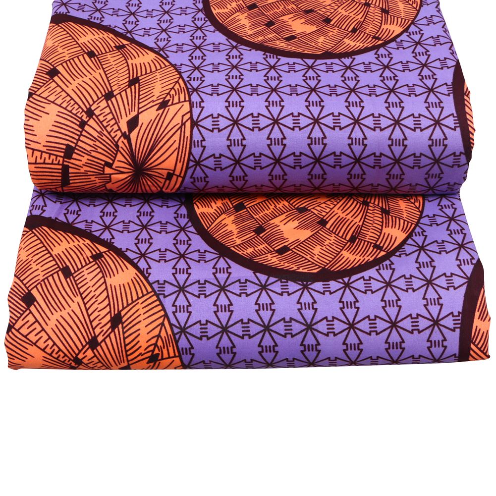 Polyester Wax African Fabric Embroidered French Handmade Fabric for Nigerian Wedding Party FP6132