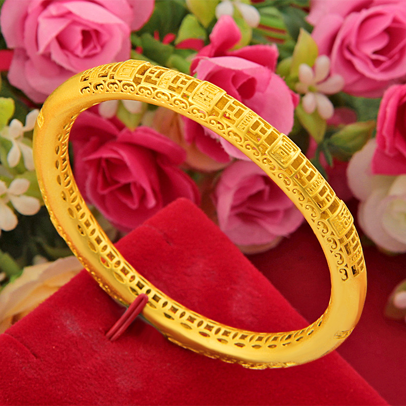 Bracelet women's Fashion Accessories Vietnam Shajin frosted ancient French Bracelet women's simple temperament versatile Xiangyun Bracelet