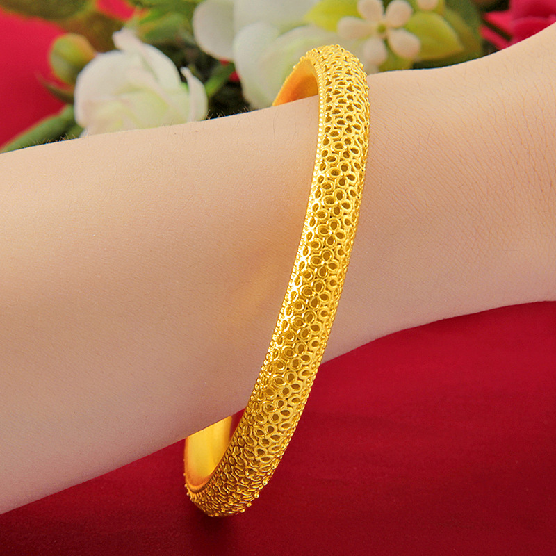 Bracelet women's Fashion Accessories Vietnam Shajin frosted ancient French Bracelet women's simple temperament versatile Xiangyun Bracelet