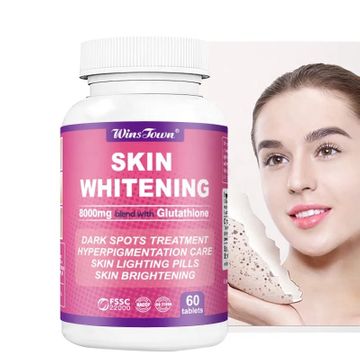 Skin Whitening Tablets Pills Brightens Skin, Fades Dark Spots, Cleans 