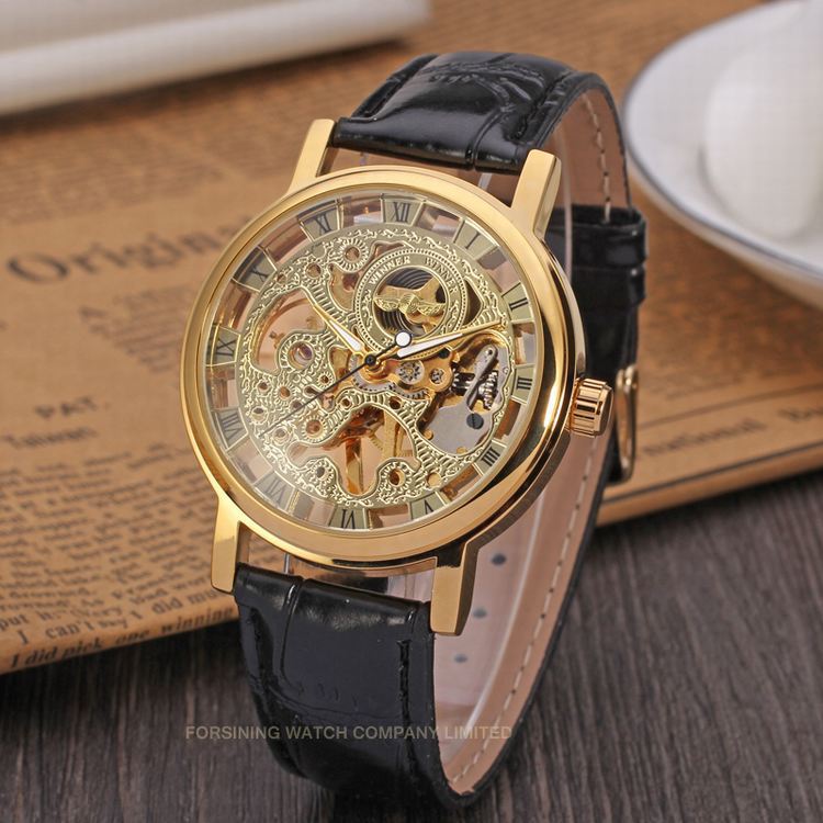 T-winner full hollow out men's and women's couple mechanical watch belt Watch