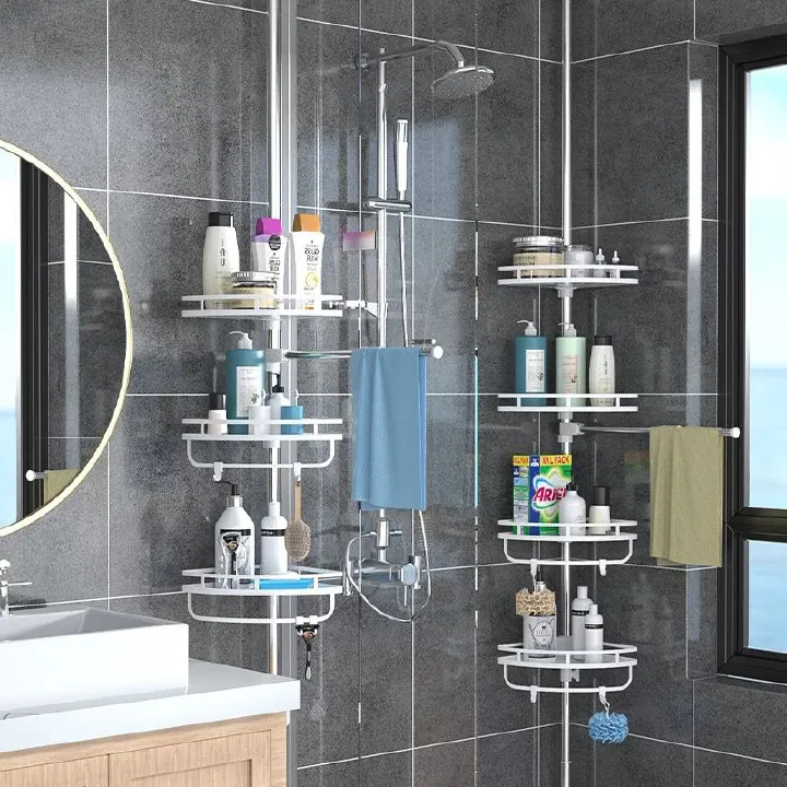 Home Telescopic Corner bathroom organizer