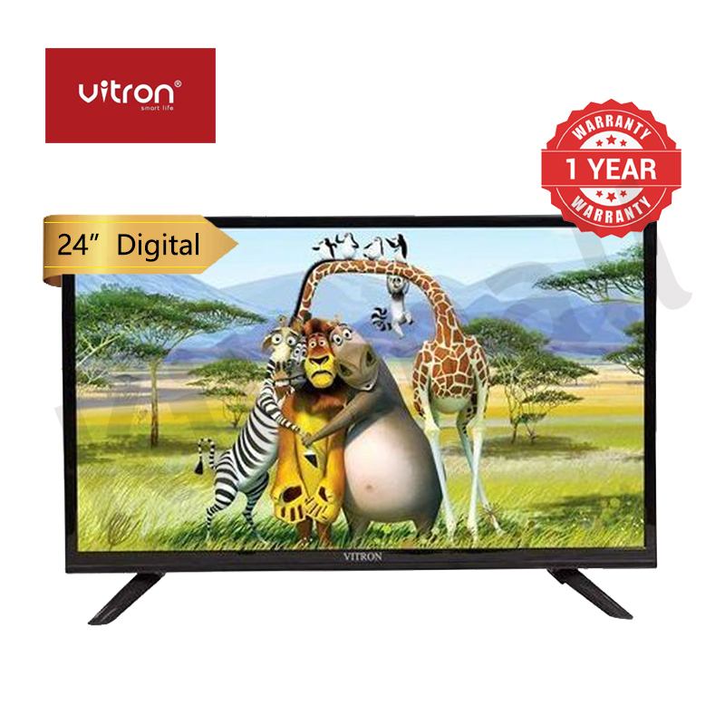 Vitron 24 inch Digital TV HD LED TV AC/DC DVB-T2 HTC2446D