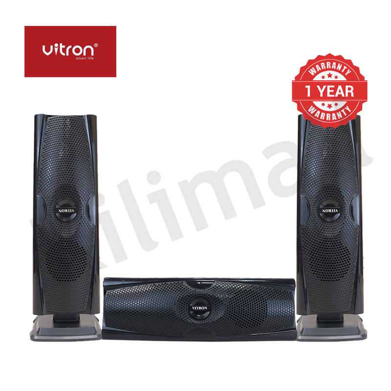 Vitron 3.1CH Multimedia X-Bass Speaker System Home Theatre System AC/DC Subwoofer Bluetooth Woofer USB/SD/FM Home Audio System with Remote Control V635