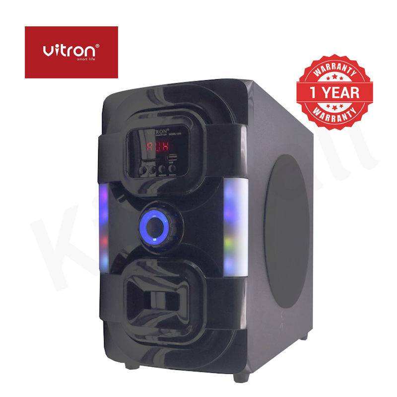 Vitron 3.1CH V645 X-Bass Home Theatre System AC/DC Bluetooth Woofer Speaker System Subwoofer Home Audilo System USB SD MP3 FM Radio 10000W