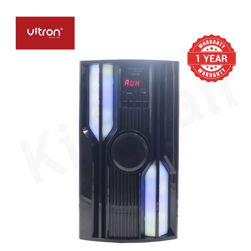 Vitron 3.1CH V646 X-Bass Home Theatre System AC/DC Bluetooth Woofer Speaker System Subwoofer Home Audilo System USB SD MP3 FM Radio 10000W