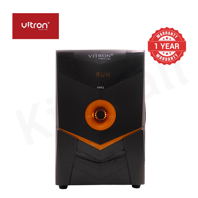 Vitron 2.1CH Multimedia Bluetooth Woofer Home Audio System Speaker System AC/DC Subwoofer 5000W with Remote Control V403