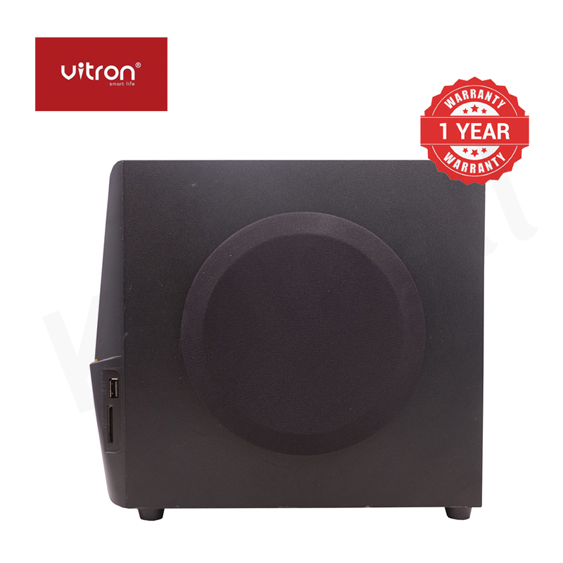 Vitron 2.1CH Multimedia Bluetooth Woofer Home Audio System Speaker System AC/DC Subwoofer 5000W with Remote Control V403