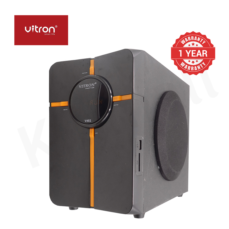 Vitron 2.1CH Multimedia Bluetooth Woofer Home Audio System Speaker System AC/DC Subwoofer 5000W with Remote Control V402