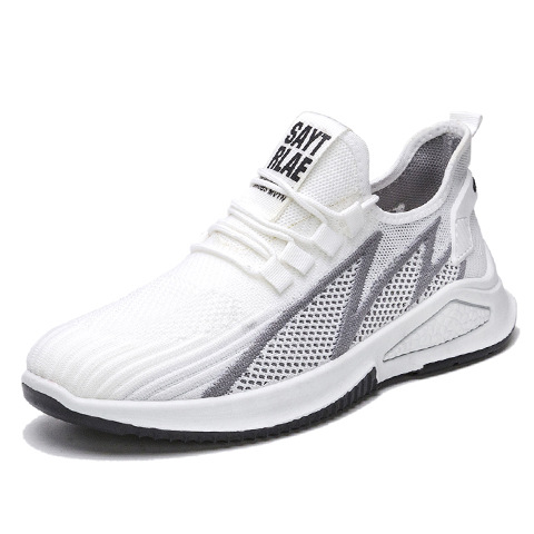 Men's shoes summer and autumn 2020 new sports shoes men's trend fly woven men's casual shoes mesh running shoes men