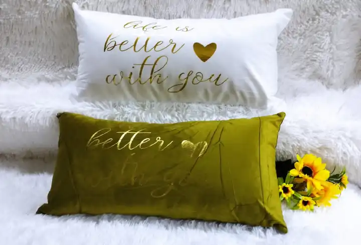 Decorative Lumbar Pillow Covers 30*50cm (Covers Only) 2Pcs