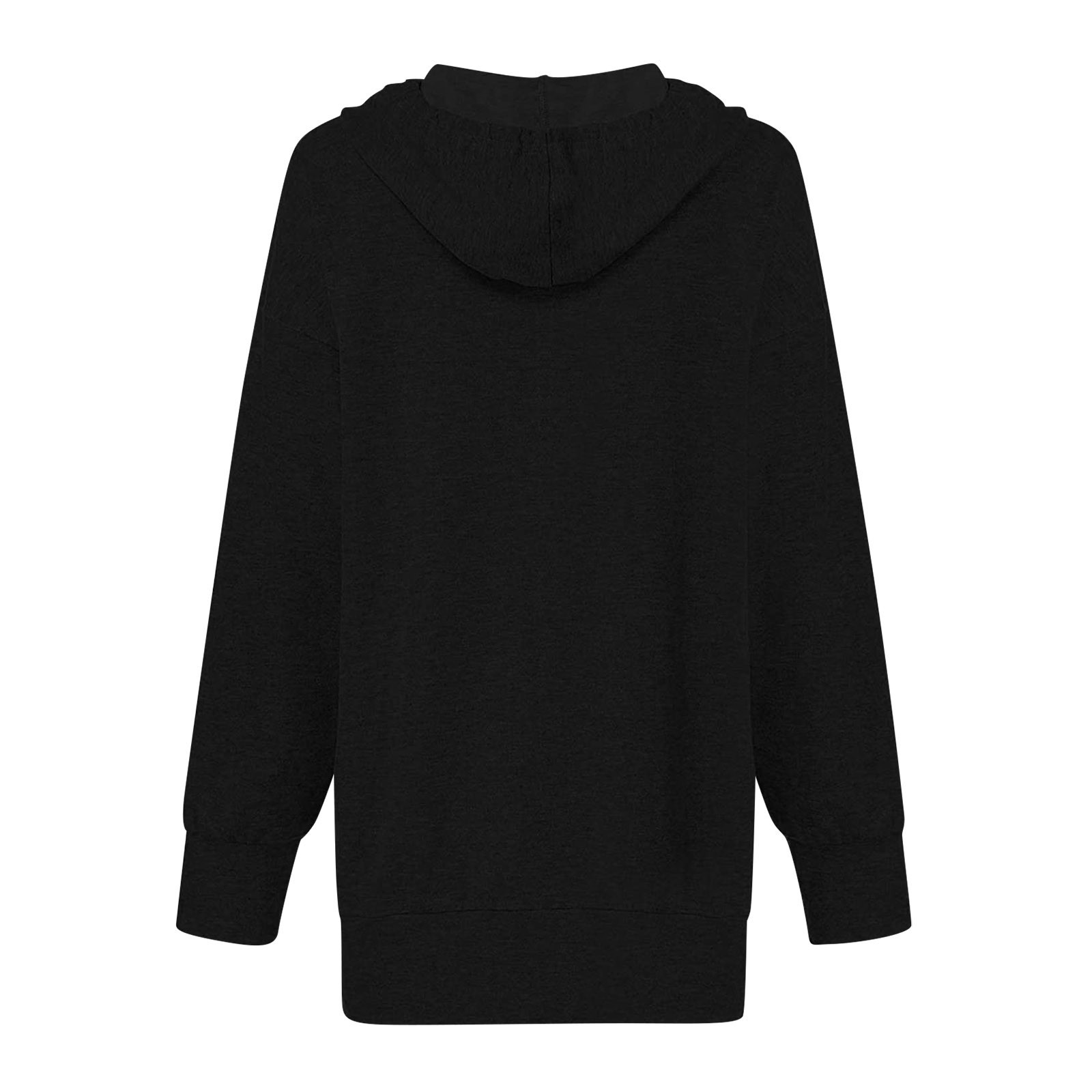 ladies dresses ladies dress dresses for women Dresses Women's Clothes Mid length Women's long sleeve Solid color pocket hoodie Dress