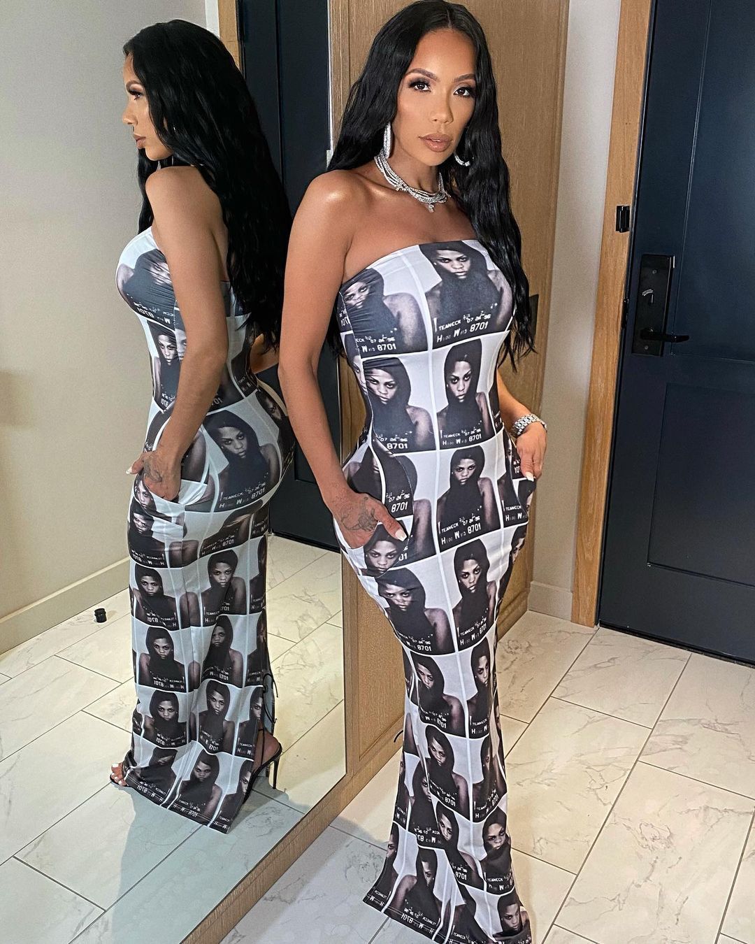 ladies dresses ladies dress dresses for women Dresses Women's Clothes New European and American women's fashion sexy print dress with breasts