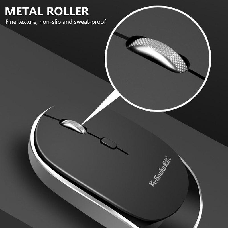 Ergonomic 2.4G Wireless Mouse Portable Bluetooth Mouse Silent Ergonomic Rechargeable Computer Mice