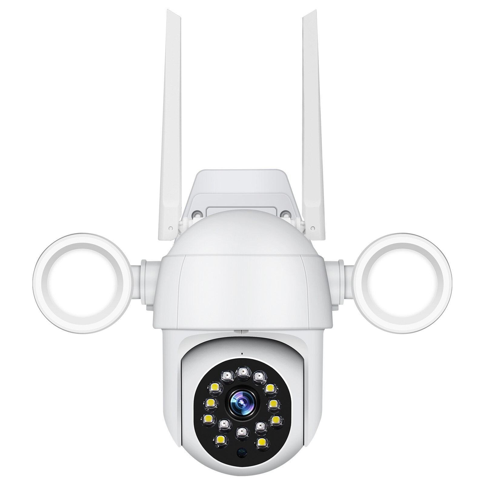 Wall Lamp FHD 3MP Outdoor PTZ Security Camera Wireless WiFi IP66 Waterproof Infrared Night Vision