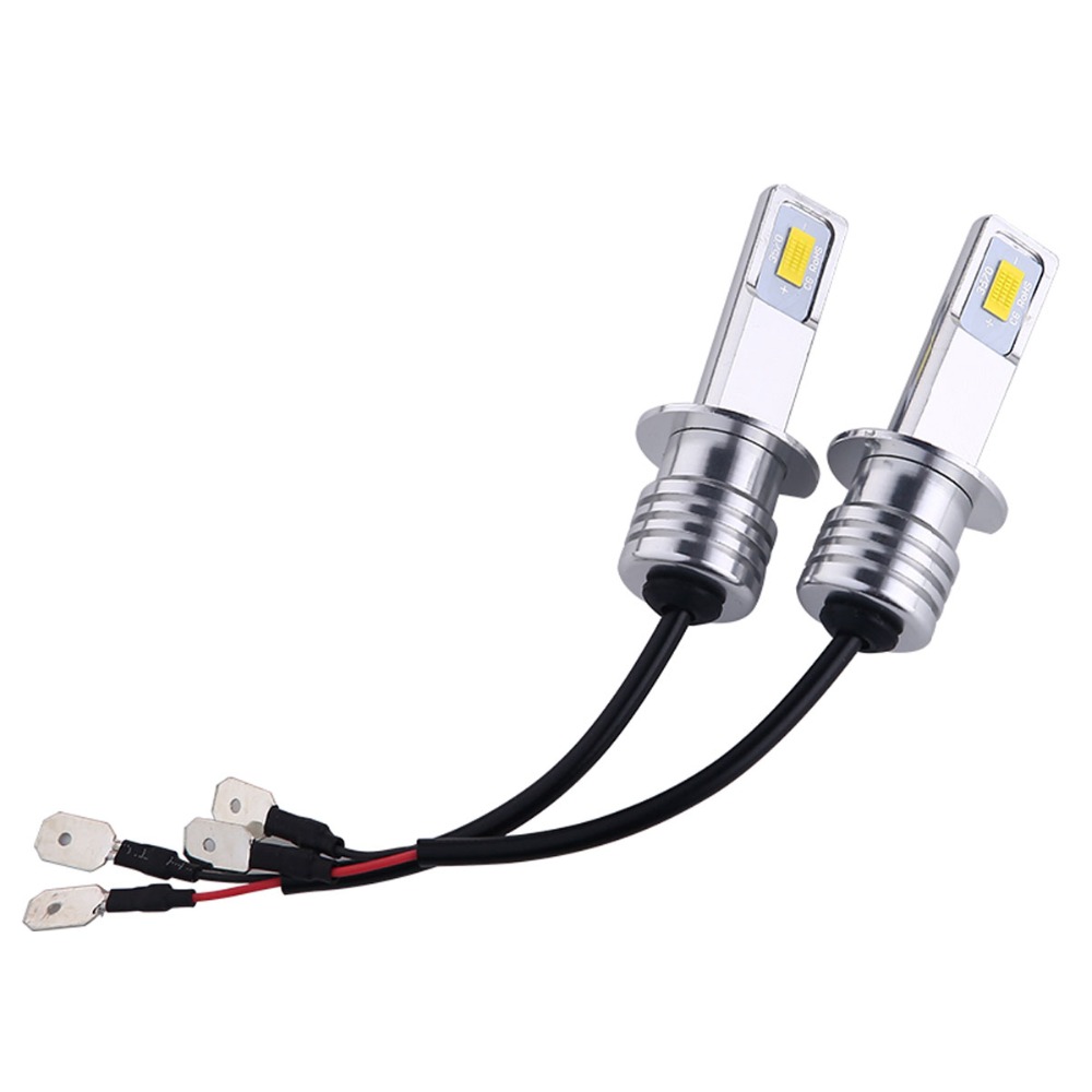 2Pcs Mini Car Headlight Bulbs LED Lamp with CSP Chip 12000LM Auto Fog Lights 6000K 8000K