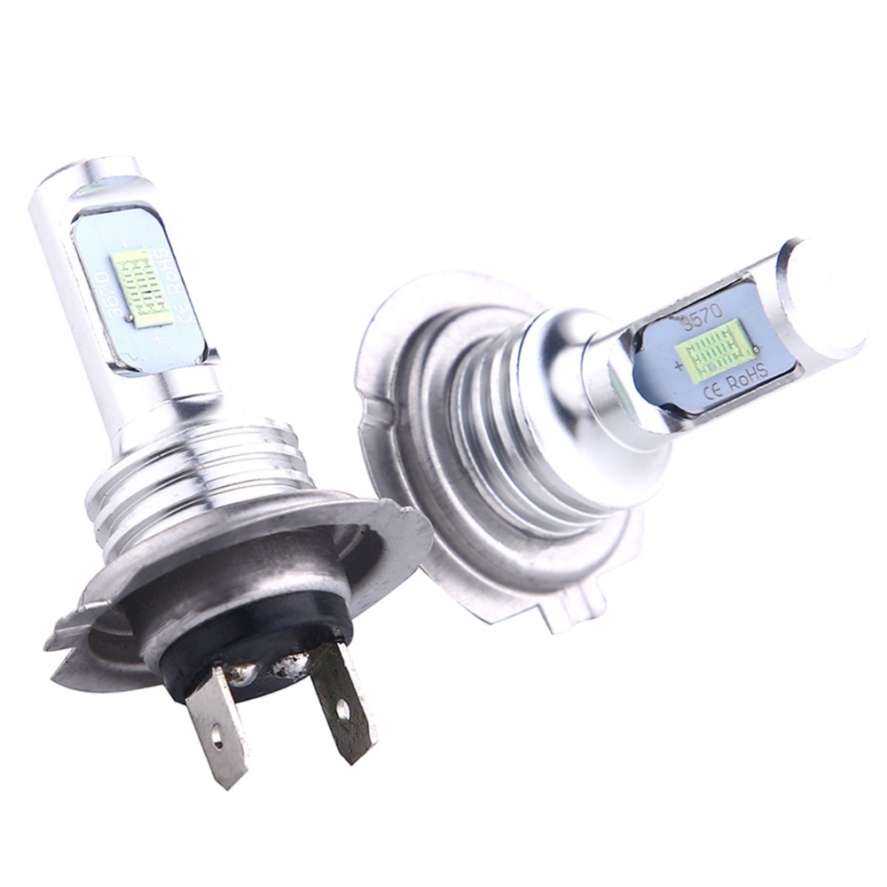 2Pcs Mini Car Headlight Bulbs LED Lamp with CSP Chip 12000LM Auto Fog Lights 6000K 8000K