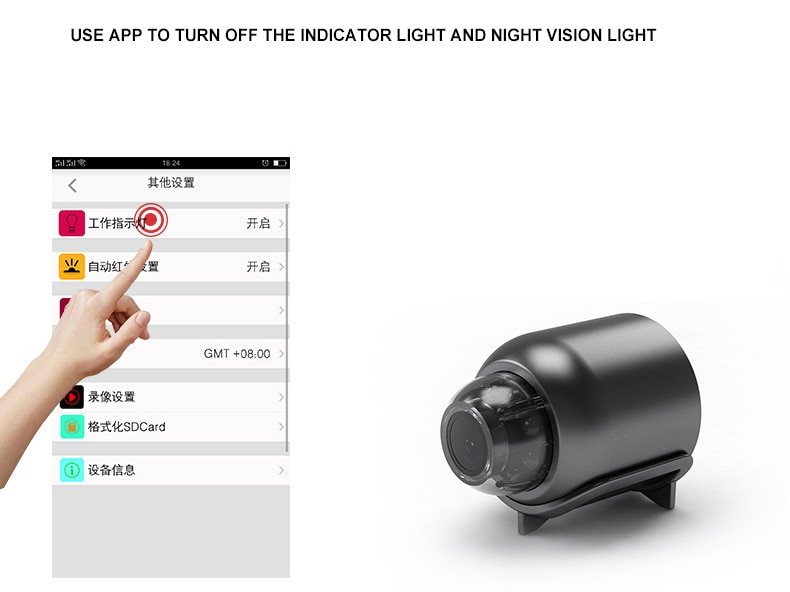 Hidden Spy Camera Super Small Mini Surveillance Security IR Night Vision Motion Detect Camera