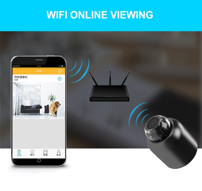 Hidden Spy Camera Super Small Mini Surveillance Security IR Night Vision Motion Detect Camera