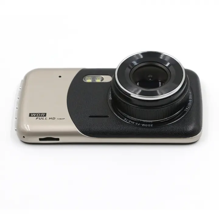 4 inch HD screen universal car dash cam dual camera recordermotion detection 1080P