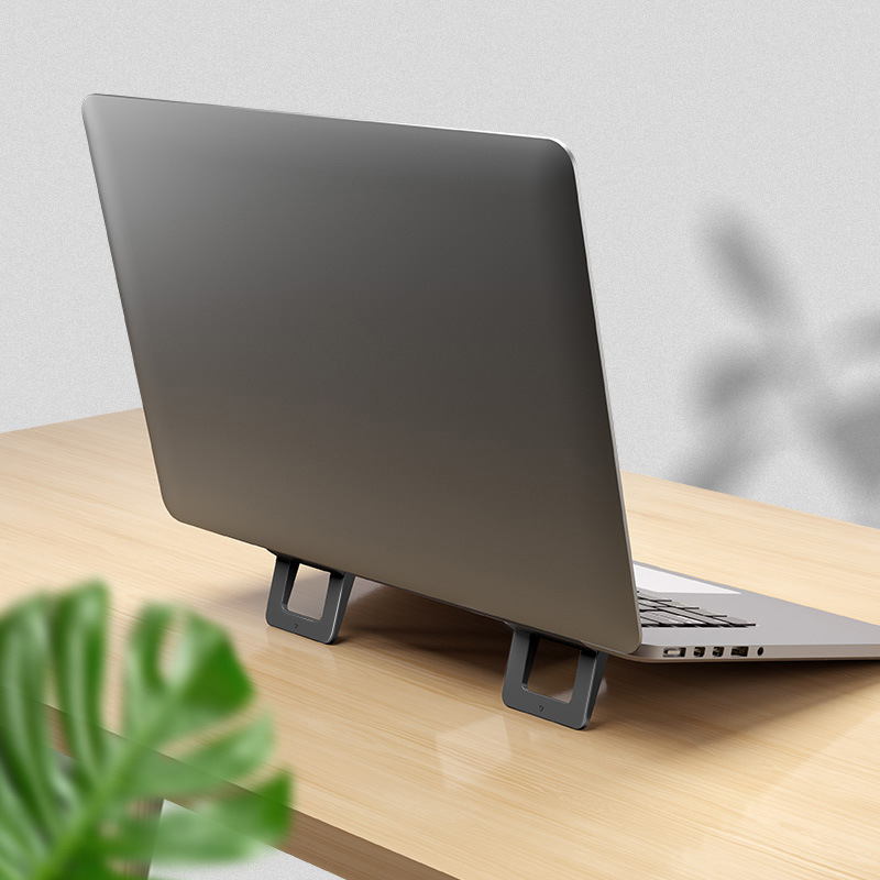 1 Pair Portable Invisible Laptop Stand Cooling Pad For Notebook Mobile Phone Universal