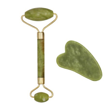 Facial Massage Jade Stone Roller Face  Guasha Scraper Lift Beauty Slimming Tools Skin Relaxation
