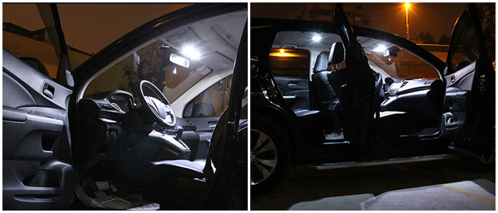 2PCS Interior Car Light Festoon 31mm 36mm 39mm 41mm C10W c5w LED White Lamps Auto Lights SMD