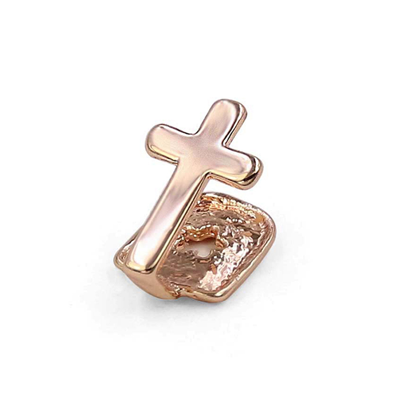 Punk Dental Grills Single Rock Rapper Cross Grills Tooth Cap Teeth Decor Hip Hop Dental Grills