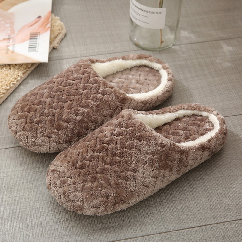 Leopard Soft Bottom Home Slippers Women Indoor Non-Slips Shoes for Bedroom House Warm Shoes