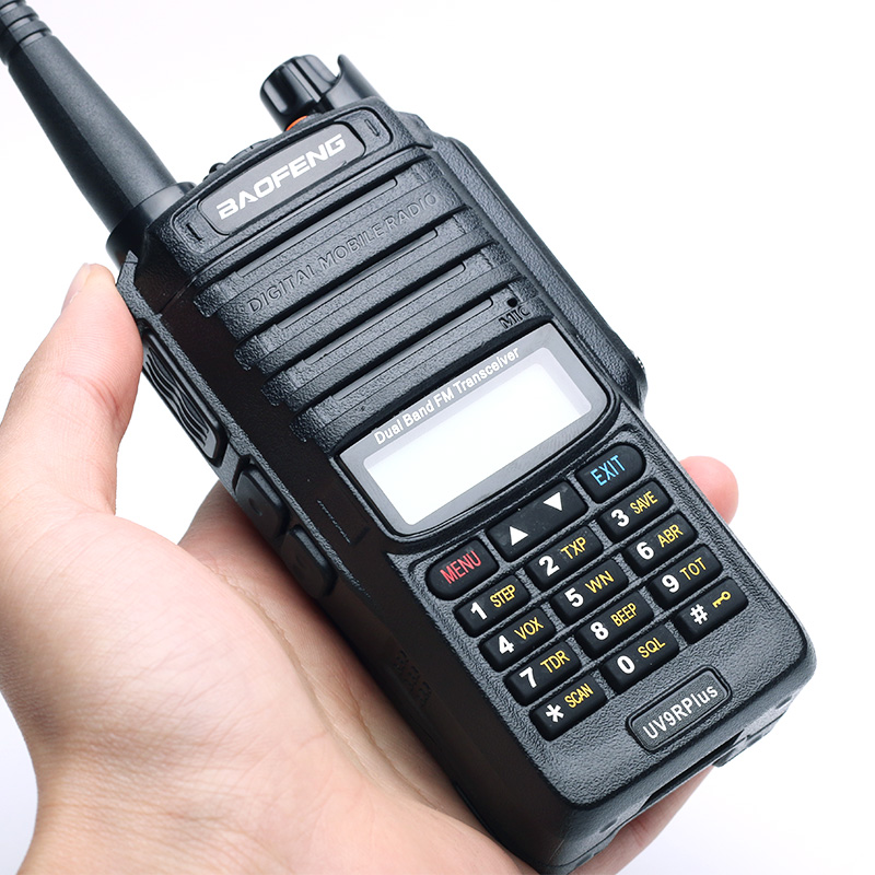 Waterproof IP67 Walkie Talkie High Power Two Way U/VHF Dual Band Ham CB Radio Portable Gift