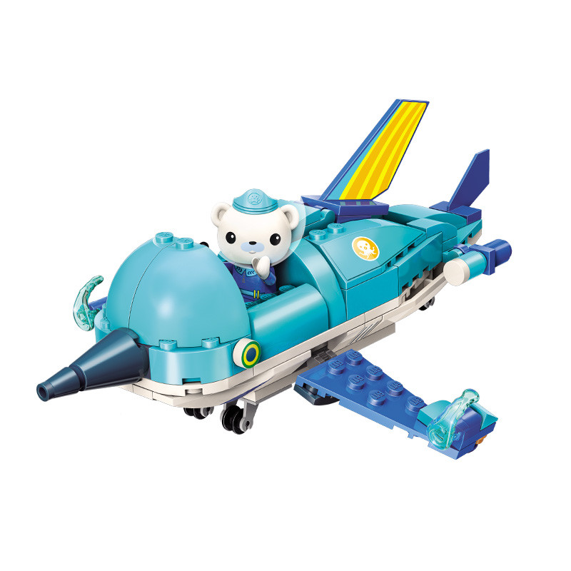 Octonauts Building Block GUP-R Sailfish Vehicle & Barnacles 116pcs Educational Bricks Toy For Boy Gift