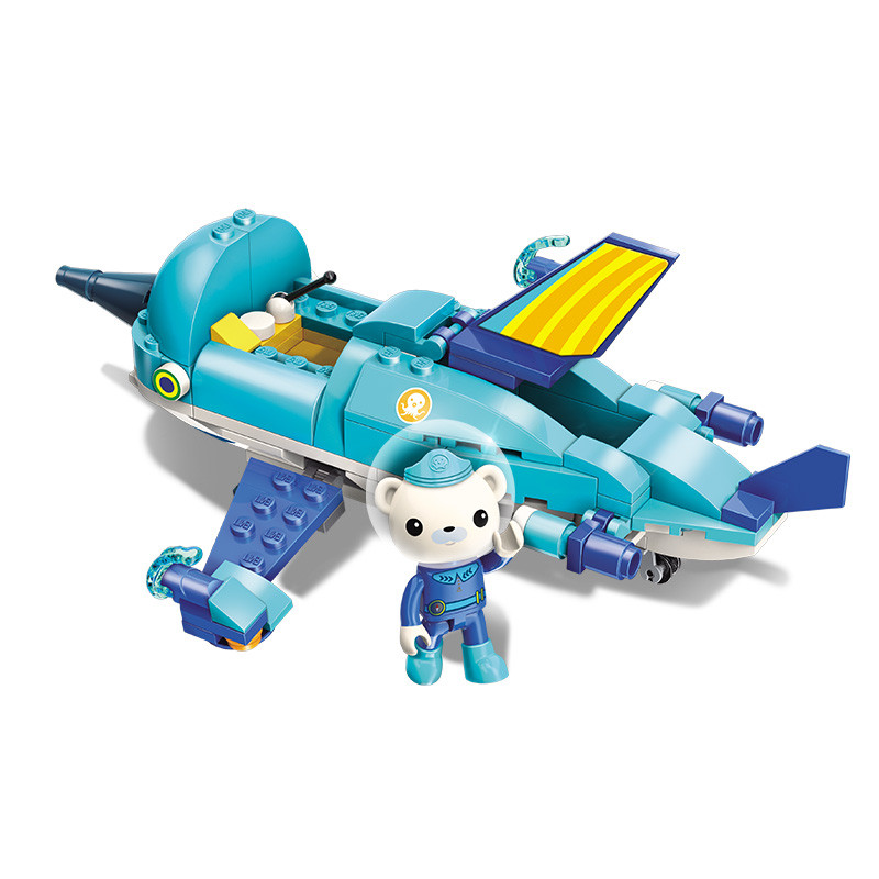 Octonauts Building Block GUP-R Sailfish Vehicle & Barnacles 116pcs Educational Bricks Toy For Boy Gift