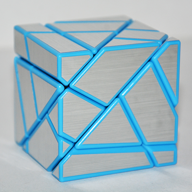 Fangcun Ghost Guimo Cube 3x3 Blue Strange-shape Cube Magic Cube Puzzle Hollow Sticker Speed Cube Educational Toys 3x3 Ghost Cube