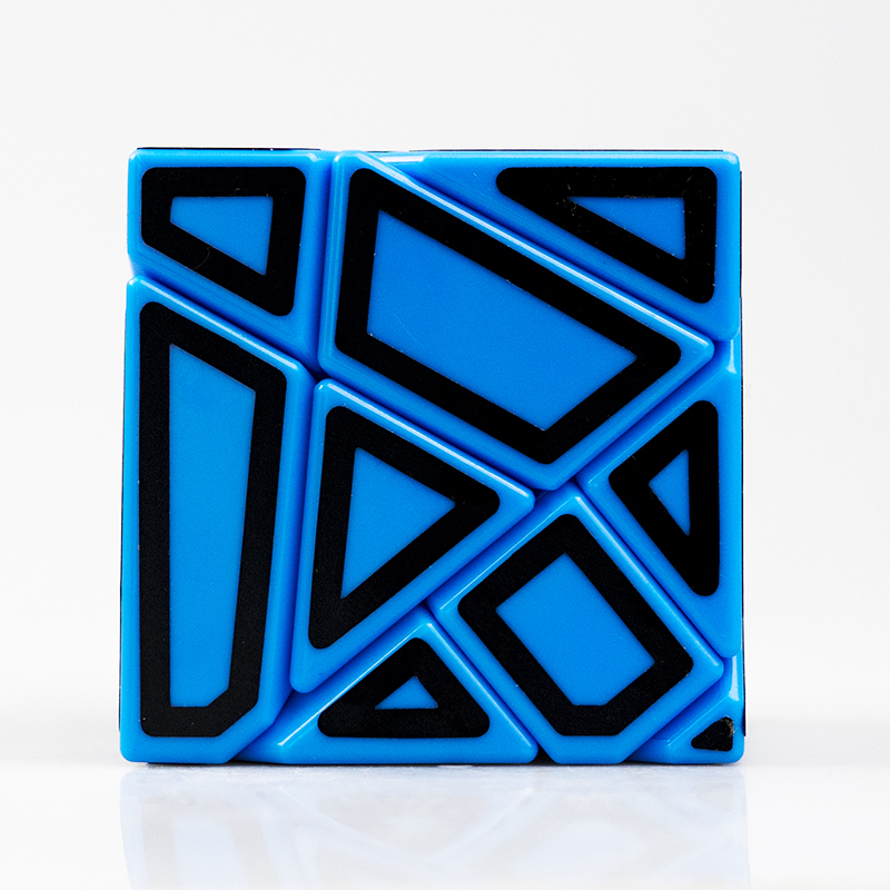 Fangcun Ghost Guimo Cube 3x3 Blue Strange-shape Cube Magic Cube Puzzle Hollow Sticker Speed Cube Educational Toys 3x3 Ghost Cube