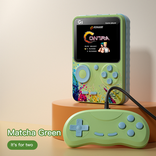 Video Game Consoles 500 Retro Games in 1 AV Out Two Player Gamepads  Rechargeable Battery Portable Game Players for Kids Gift