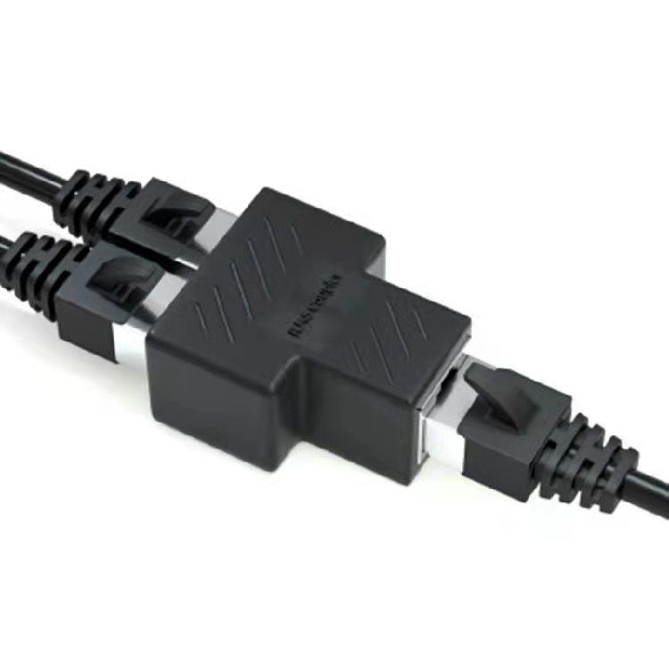 Ethernet LAN Network RJ45 Cable Port Network Cable Splitter Extender Plug Adapter Connector Network Tee Head