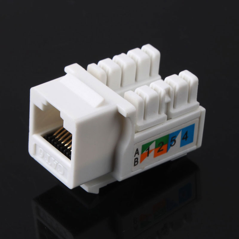 CAT6 RJ45 110 Punch Down Keystone Network Ethernet Jack Punch Down Keystone jack Connector