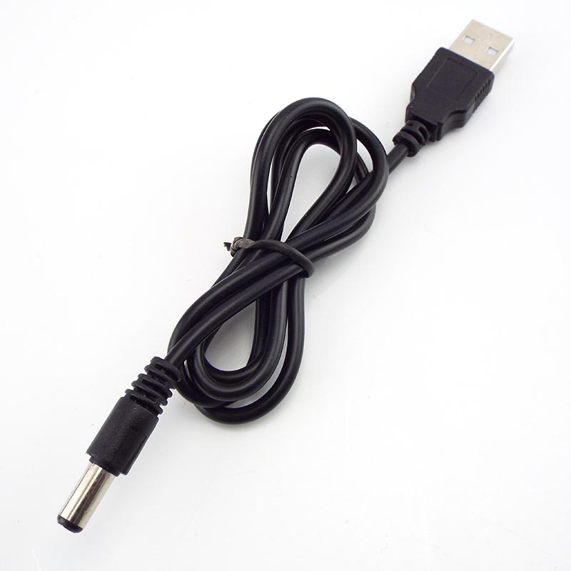 USB to DC Power Cable Universal USB to DC Jack Charging Cable Power Cord Plug Connector Adapter for Router Mini Fan Speaker