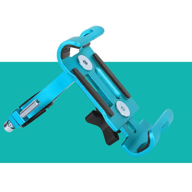 Metal Motorcycle Bike Phone Holder Aluminum Alloy Anti-slip Bracket GPS Clip Universal Bicycle Phone Stand for all Smartphones
