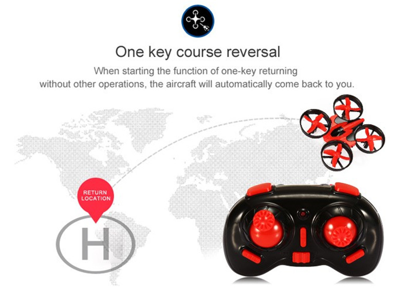 Eachine E010 Mini 2.4G 4CH 6 A xis 3D Headless Mode Memory Function RC Quadcopter RTF Durable RC Tiny Gift Kid Toys