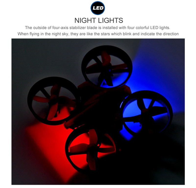 Eachine E010 Mini 2.4G 4CH 6 A xis 3D Headless Mode Memory Function RC Quadcopter RTF Durable RC Tiny Gift Kid Toys