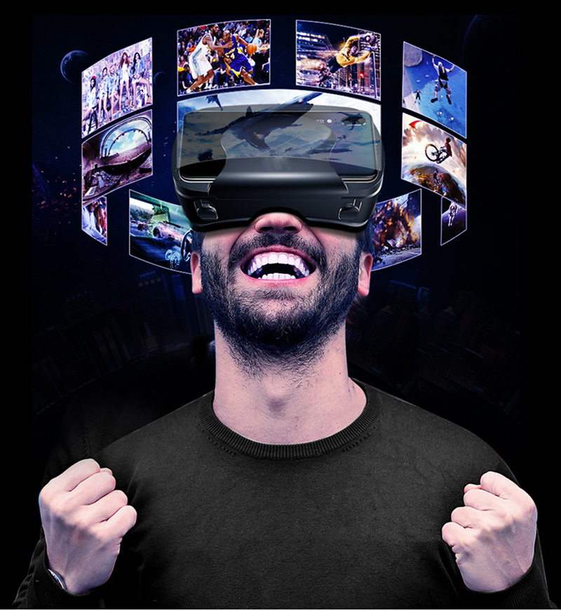 3D VR Glasses Mobile Phone Only 3D Virtual Reality Helmet Magic Mirror Blueray Smart Gift A Generation of Fat