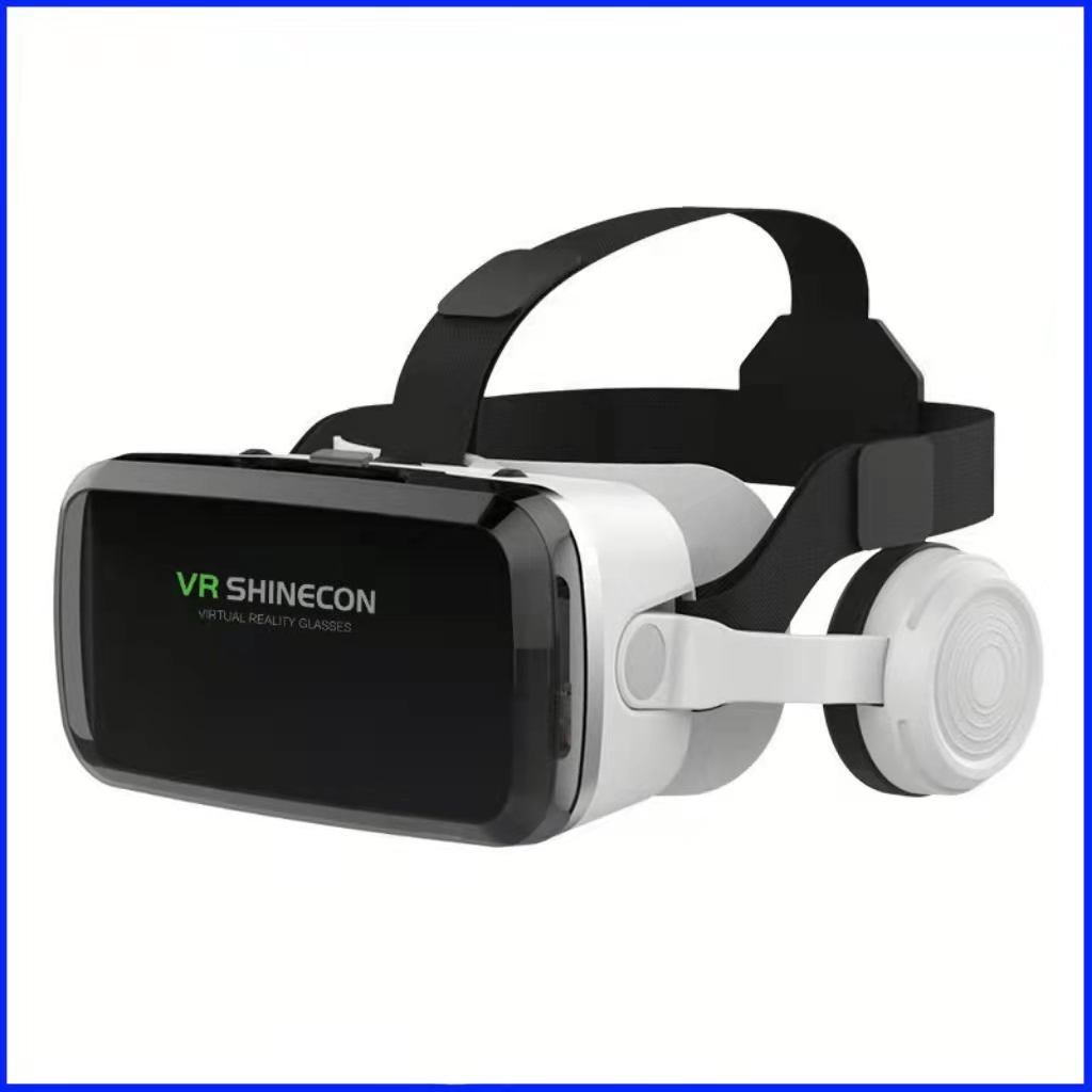 Virtual Reality 3D Smart Glasses Helmet for Mobile Cell Phone Smartphones 6.7 Inch Lenses Binoculars