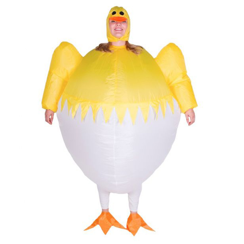 Adult Inflatable Rooster Costume Purim Halloween Carnival Party Costume Chicken Cock Cosplay Costumes Fancy Dress Outfits