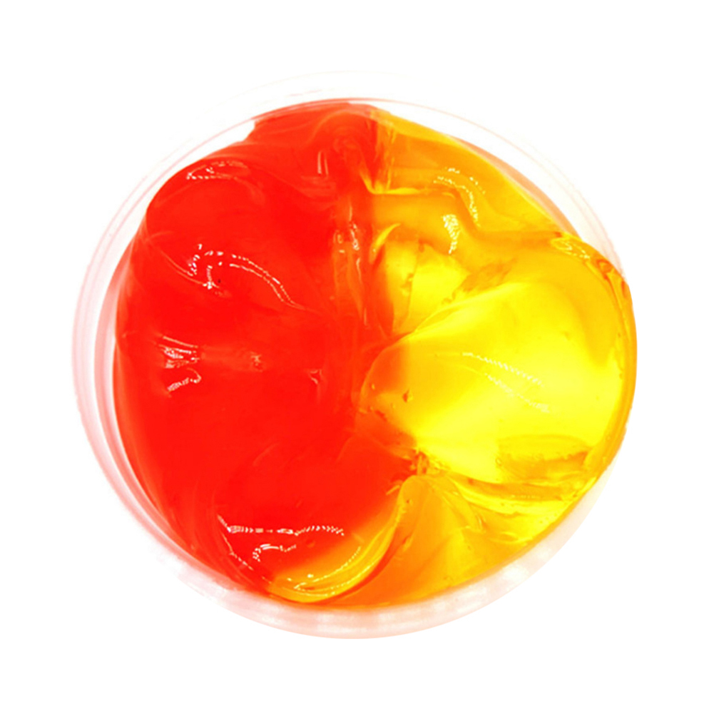 2PCS 60ML Kids Slime Toy Multicolor Clear Crystal Slime Stretchy Clay Stress Relieve Kids Toy