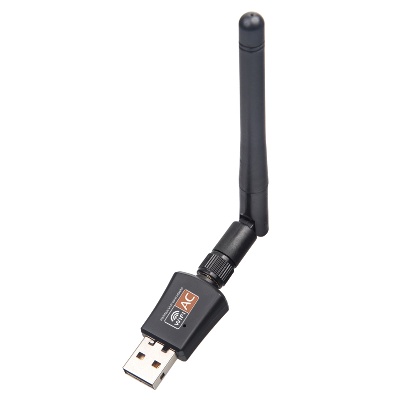 Wifi Adapter 600Mbps Dual Band 2.4G/5.8G Wireless Network Adapter 802.11ac USB Wifi Adapter For Desktop/Laptop/PC